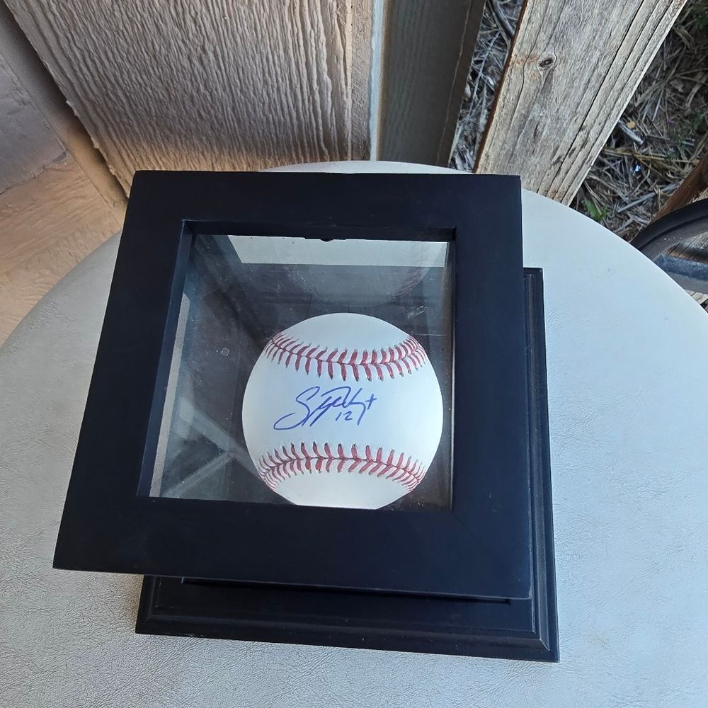 Stephen Vogt Signed MLB Baseball #12 | Cleveland Guardians Manager